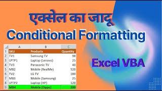 Conditional Formatting In Excel Worksheet Using VBA | Excel Macro | VBA Programming