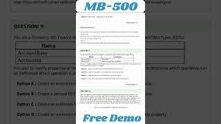 MB-500 Exam Dumps | Microsoft Dynamics 365 Finance and Operations Apps Developer