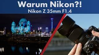 Was hat sich Nikon hier gedacht? | Nikon Z 35mm F1.4 im Test [Deutsch]