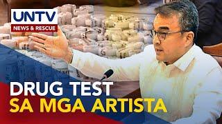 Mandatory drug testing sa mga artista, ipinanukala