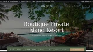 CozyStay - How to edit or remove the "Book Now" button in site header