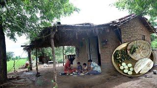 Organic and Healthy Food | Tandalja Ni Bhaji | How To Make Amaranth Sabji Recipe | Village Cooking