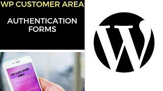  WP CUSTOMER AREA AUTHENTICATION FORMS 