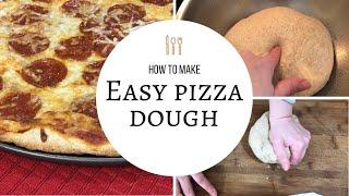 Easy Pizza Dough! Step by step with Chef Kristi.