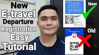 BAGONG ETRAVEL DEPARTURE REGISTRATION EASY TUTORIAL | NEW AND LATEST E-TRAVEL UPDATE 2024
