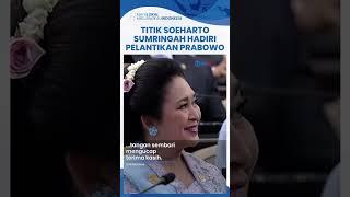 Titik Soeharto Sumringah Hadiri Pelantikan Presiden Prabowo, Duduk Terpisah dengan Didit di Panggung