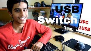 USB Switch for Keyboard and Mouse - USB Peripheral Sharing Switch