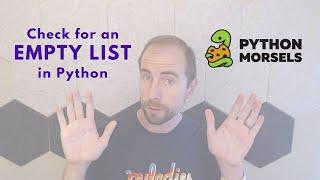 Checking for an empty list in Python