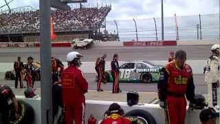 Down in the pits at Darlington for the start of the 2012 Southern 500