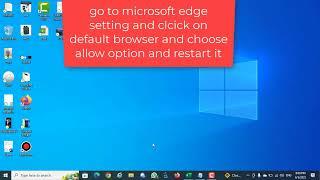 Internet explorer not opening Microsoft Edge issue