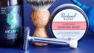  Merkur Progress Long, Gillette NACET stainless бритьё, homelike