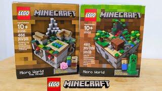 The Original LEGO Minecraft Sets (Microworlds)