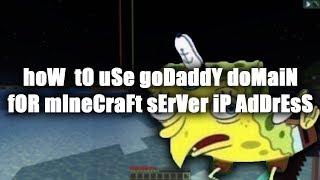 How to Use GoDaddy Domain for Minecraft Server IP Address