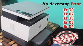 Error codes and solution of hp neversop printers