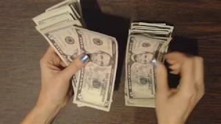 ASMR Request ~ Handling Money / Paper Sounds (Some Whispering)