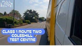 Full 1-Hour Class 1 Test Route Guide: Coleshill Test Centre