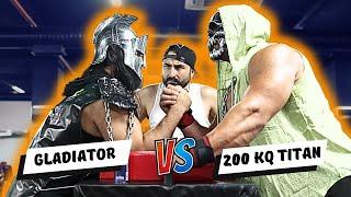 GLADİATOR VS 200 KQ TİTAN ADAMA QARŞI !!! QOL GÜLƏŞİ 1000$ DOLLARLIQ (2024 ARMWRESTLING)