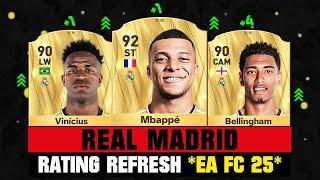 FIFA 25 | REAL MADRID PLAYER RATINGS (EA FC 25)!  ft. Mbappe, Vinicius, Bellingham…