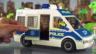 Playmobil City Action 70899 Police Van with Lights and Sounds - Smyths Toys