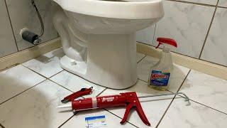 How To Put Sealant In The Toilet