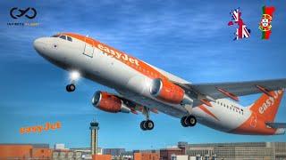 [4K] Infinite Flight | London Luton (LTN) - Madeira (FNC) | Easyjet | Airbus A320