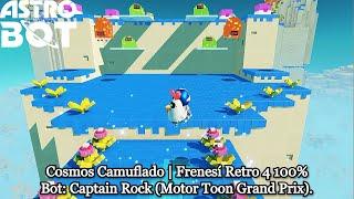 Astro Bot | Cosmos Camuflado | Frenesí Retro 4 100% | Bot: Captain Rock (Motor Toon Grand Prix).