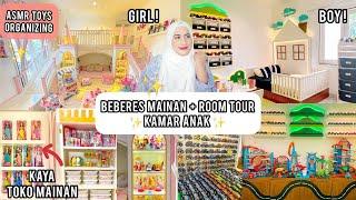 TASYI BEBERES + ROOM TOUR KAMAR ANAK / SEMUA MAINAN ADA! SUPER STATISFYING! ASMR TOYS ORGANIZING