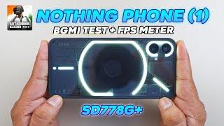 Nothing Phone 1 Quick BGMI Test With FPS Meter  60FPS Gaming 