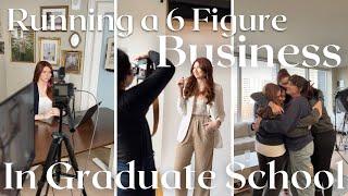 Behind the Scenes of Managing a 6 Figure Business in Grad School | Accepted Consulting Course Shoot