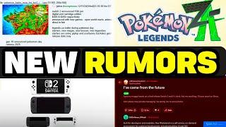 HUGE NEW SWITCH 2 LEAKS & INFORMATION + Legends ZA Starter Rumors for January 2025!?