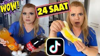 24 SAAT TİKTOK HİLELERİNİ DENEDİM !! | Testing Viral TikTok Hacks 24 Hours