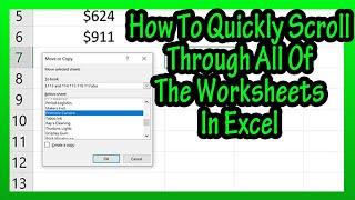 How To Quickly (Find Or) Scroll Through All Of The Worksheets In A Workbook In Excel Explained