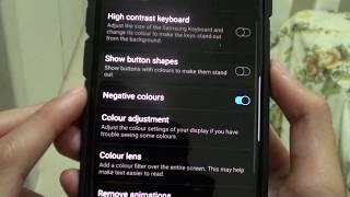 Samsung Galaxy S10 / S10+: How to Enable / Disable Negative Colors