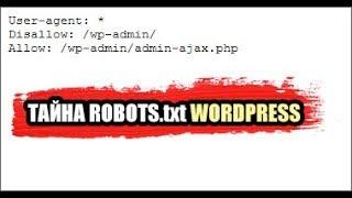 Тайна robots.txt в Wordpress. Где же он находится?