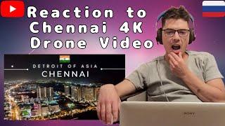 Russian Reaction on Chennai 4K Drone View || Reaction by Ruslan