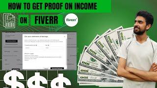 How to Get Proof of Income From Fiverr - Earning Statement From Fiverr