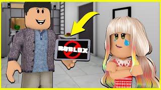 ROBLOX KAPANINCA YARAMAZ KIZ AĞLADI   ROBLOX BROOKHAVEN KOMİK HİKAYE | KÜBRA NİSA HAN KANAL