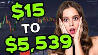 FROM $15 TO $5,539 (IN 12 MIN) WITH SECRET STRATEGY | QUOTEX STRATEGY | QUOTEX WINNING STRATEGY