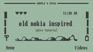 OLD NOKIA INSPIRED INTRO TUTORIAL | inspired by Aly Lorenzo || moonbeige