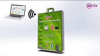 Automatic Smart Cloth Bag / Sanitary Pad Vending Machine by Aeonix Research and Innovations