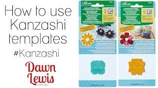 How to use Kanzashi Flower Templates