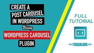 Create Post Carousel in WordPress (Full Tutorial) | WordPress Carousel | WordPress Tutorial 2020