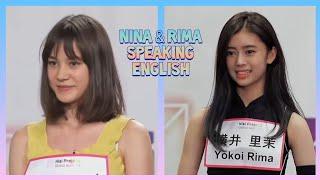 NiziU Nina and Rima speaking English fluently!