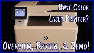 HP Color Laserjet Pro M277dw Overview, Review, and Demo | Best Color Laser Printer?