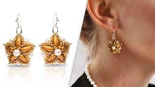 Dainty Petals Earrings - DIY Jewelry Making Tutorial by PotomacBeads