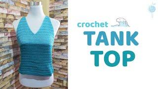 Crochet Tank Top - Sea Breeze