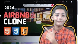 Airbnb clone | Build A Airbnb Clone Using Html Css And Javascript Tutorial 2024 | Step By Step