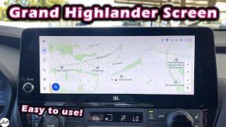 2024 Toyota Grand Highlander – Infotainment Review | How-to-Use Touchscreen, Apple CarPlay & Android