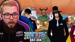 ONE PIECE Ep 242-244 REACTION | BETRAYAL!!!! CP9 Revealed!