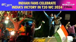 India vs South Africa T20 WC Final 2024: Indian Fans Celebrate India's Victory In T20 World Cup 2024